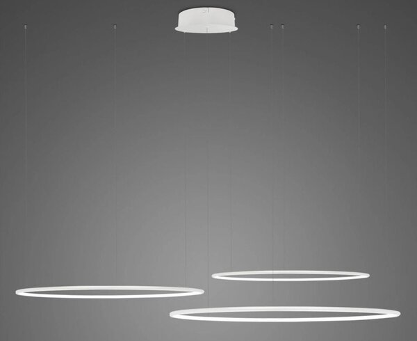 Altavola Design Ledowe Okręgi závěsné svítidlo 3x68 W bílá LA075/CO3_80_in_4k_white