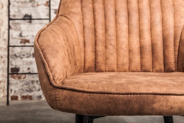 Designová židle Timeless Comfort hnědá