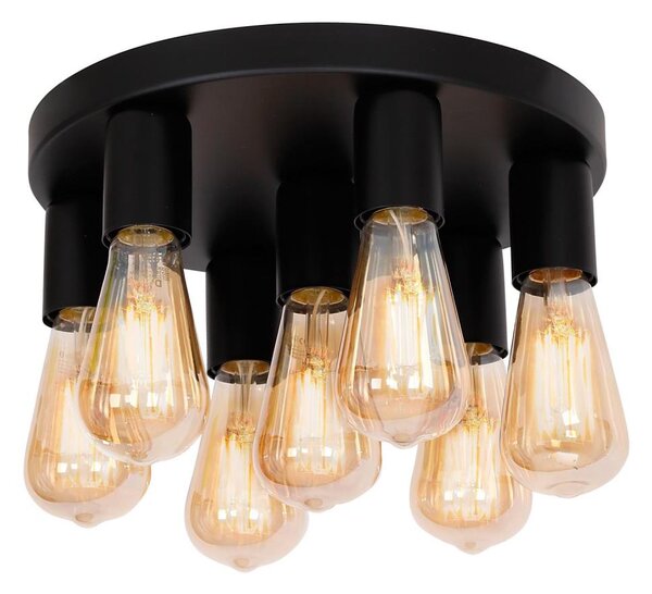 Bodové svítidlo FILO 7xE27/60W/230V černá