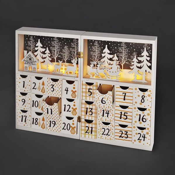 Solight 1V244 - LED Adventní kalendář LED/2xAAA