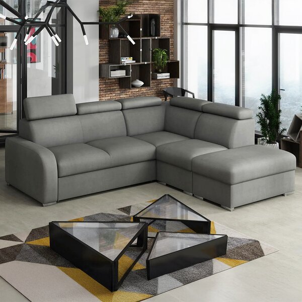 Sedací souprava OSLO V | 250x230 | rozkládací + 2x úložný prostor | VÝBĚR TKANIN