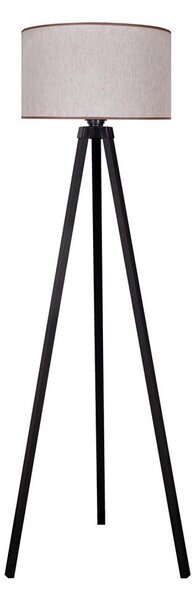 Duolla - Stojací lampa 1xE27/60W/230V pr. 44 cm béžová/wenge