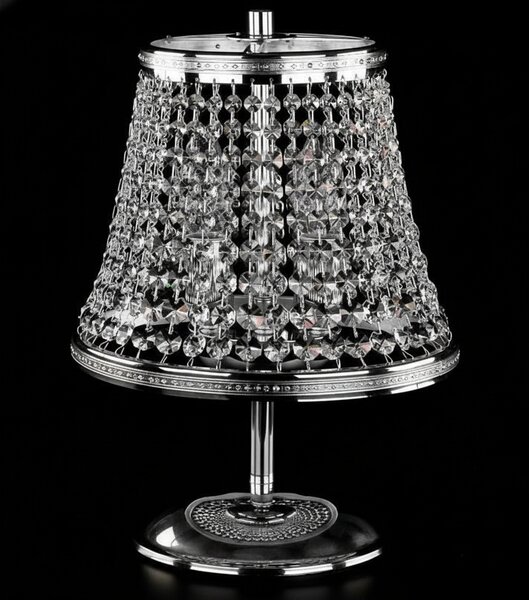 Stolní lampa S236CE, Varianta Stříbrná