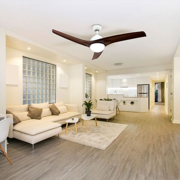LED Stropní ventilátor LED/15W/230V 3000/4000/6400K + DO