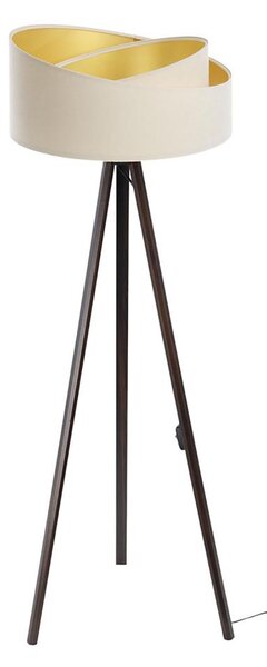 Stojací lampa GALAXY 1xE27/60W/230V krémová/wenge