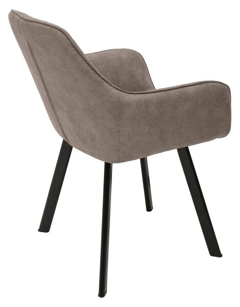 Moderní designová židle Ventura světlehnědá 59cm