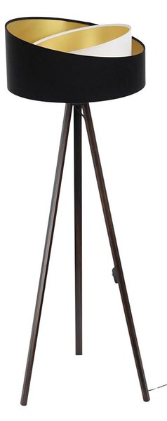 Stojací lampa GALAXY 1xE27/60W/230V černá/wenge