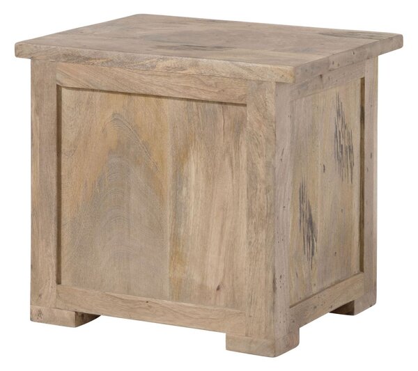 IRON Noční stolek 50x40x45 béžový lakovaný