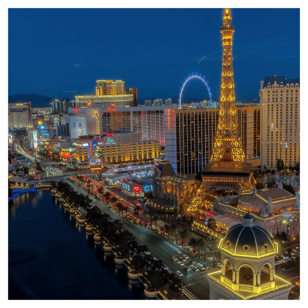Obraz - Las Vegas (30x30 cm)