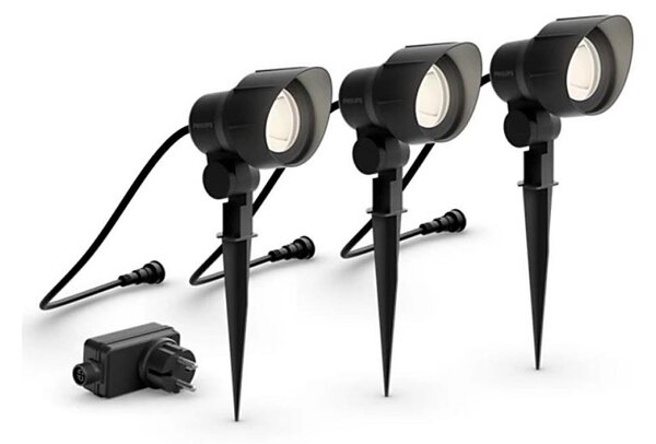 Philips -SADA 3x LED Venkovní bodové svítidlo GARDENLINK LED/6W/230V 2700K IP44