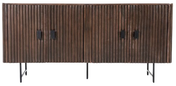 Eleonora Hnědá dřevěná komoda Remi 170 x 45 cm