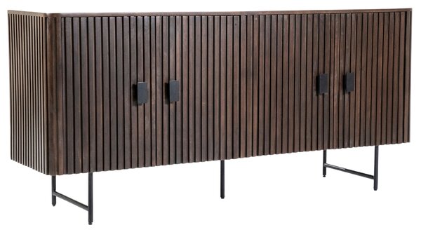 Eleonora Hnědá dřevěná komoda Remi 170 x 45 cm