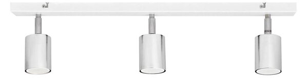 LED Bodové svítidlo TUNE 3xGU10/4,8W/230V matný chrom/bílá