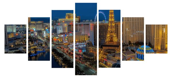 Obraz - Las Vegas (210x100 cm)