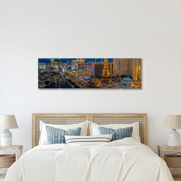 Obraz nočního Las Vegas (170x50 cm)