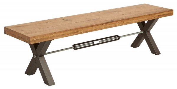 Industriální designová lavice Adin 180cm