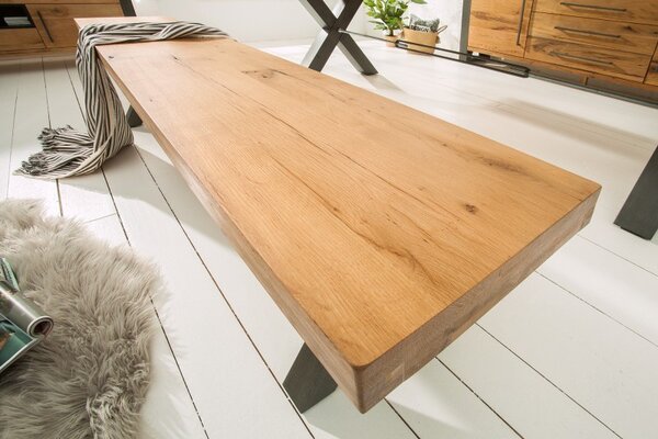 Industriální designová lavice Adin 180cm