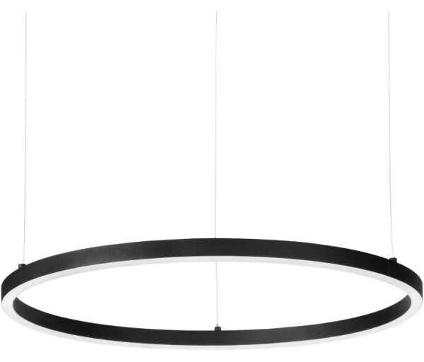 Ideal Lux - LED Lustr na lanku ORACLE SLIM LED/53W/230V 2700K pr. 90 cm černá