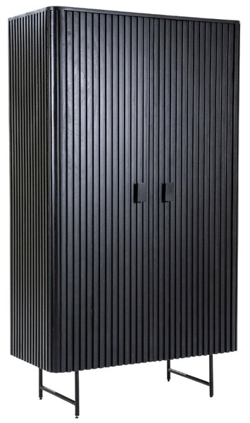 Eleonora Černá dřevěná skříň Remi 170 x 96 cm