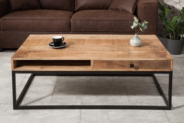 Designový konferenční stolek z masivu Steele Craft 100cm