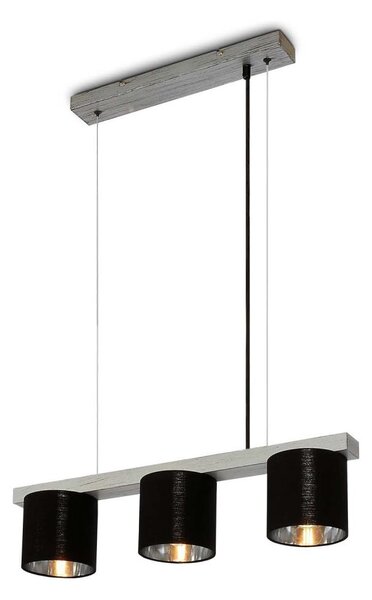 Briloner - Lustr na lanku LURI 3xE14/25W/230V kaučukovník