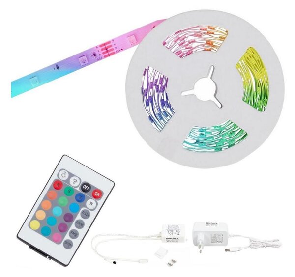 Brilo - LED RGB Stmívatelný pásek 11,5m LED/24W/230V + DO