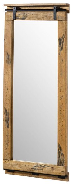 IRON Zrcadlo Mango 59x6x145 přírodní lakované