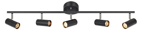 Markslöjd Barcelona stropní světlo 5x12 W černá 107351