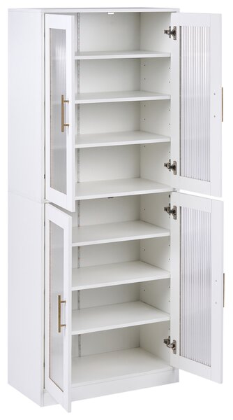 Botník GRIFFITH s LED světly Bílá