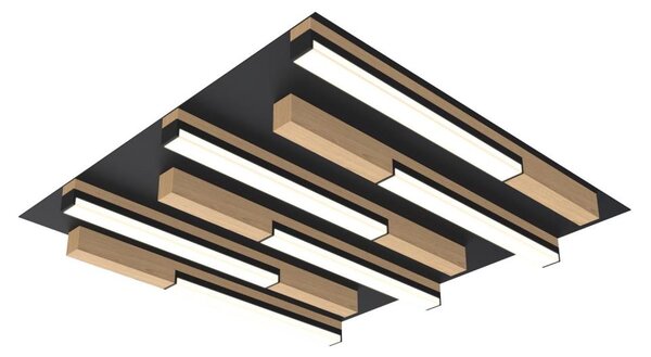 Wofi 9031-606 - LED Stmívatelné stropní svítidlo PALERMO LED/26W/230V dřevo