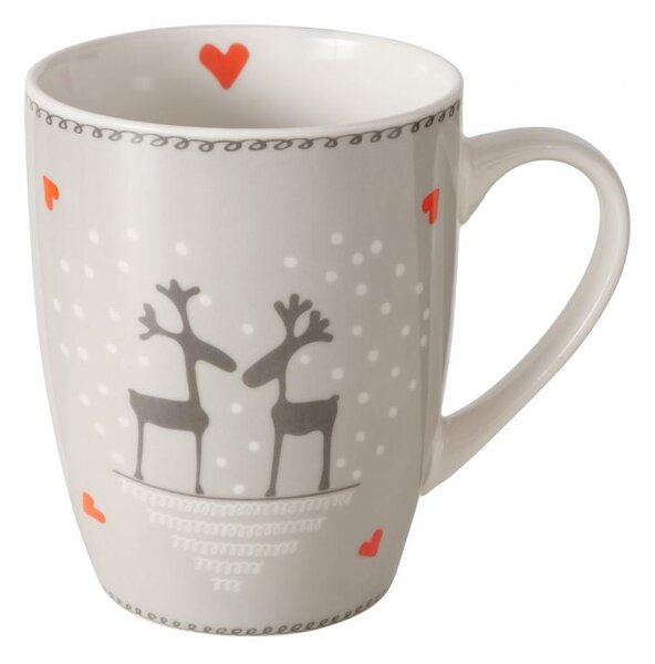 Boltze Home Collections Hrníček Lovelies světle šedý