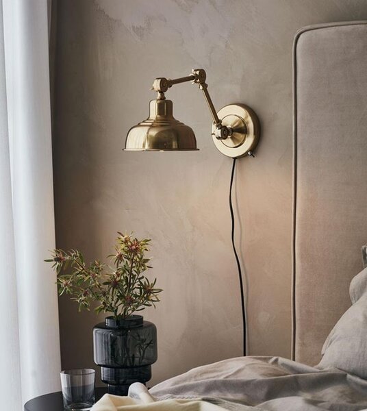 Markslöjd Grimstad nástěnné svítidlo 1x60 W mosaz 108115