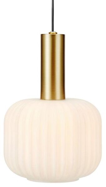 Markslöjd Sober závěsné svítidlo 1x40 W bílá-mosaz 108123