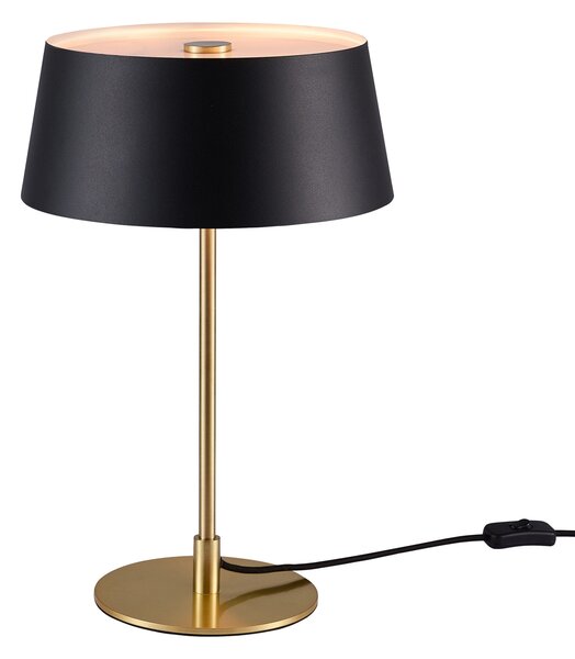 Nordlux 2312645003 Clasi, stolní lampa 3xE14, černá/mosaz, průměr 30cm
