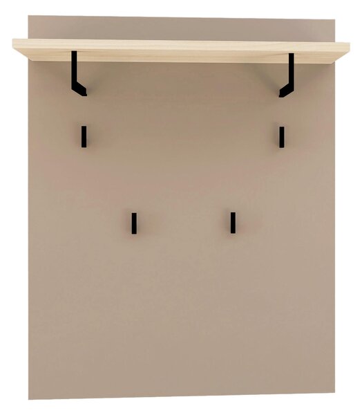 ŠATNÍ PANEL, šedohnědá, barvy dubu, 80/100/30 cm Voleo - Šatní panely