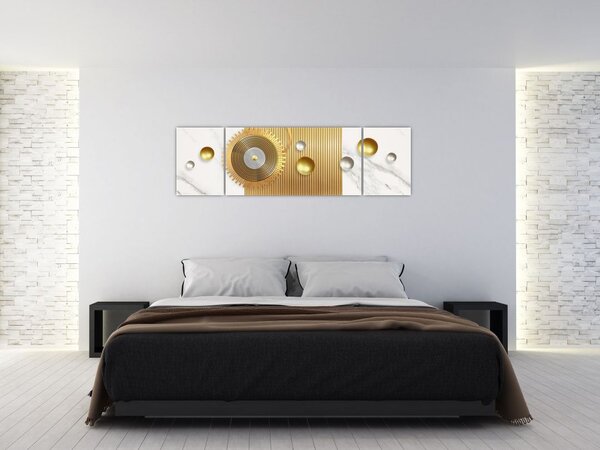 Obraz - Perly na mramoru (170x50 cm)