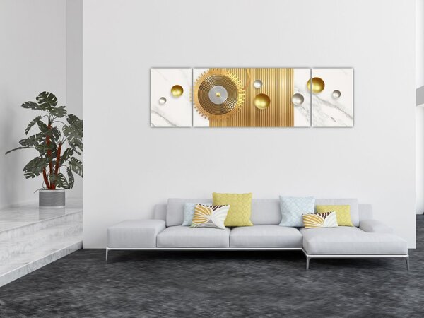 Obraz - Perly na mramoru (170x50 cm)