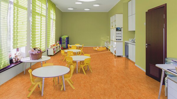 FORBO Marmoleum marbled real Sahara 3174 Tl. 2 mm - 2 bm