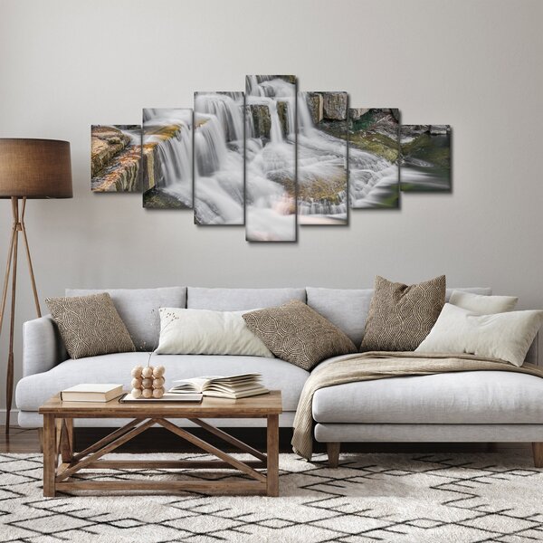 Obraz vodopádů (210x100 cm)