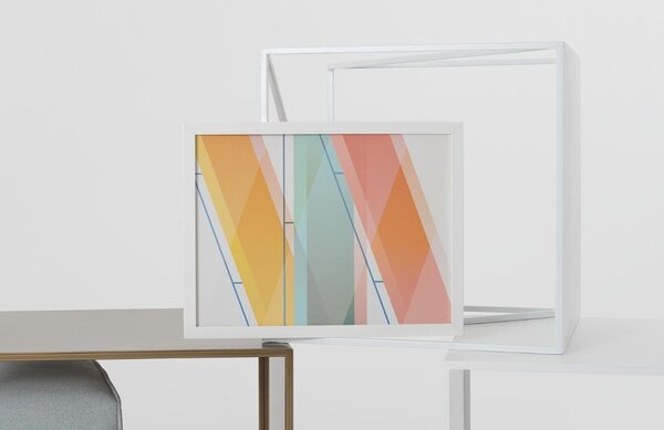 Nordic Design Zlatý kovový konferenční stolek Gene 50 x 50 cm