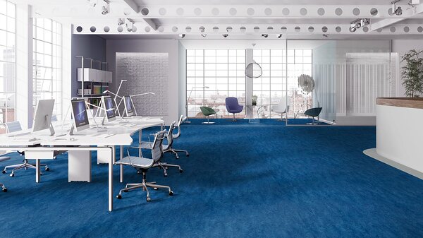 FORBO Marmoleum marbled real Blue 3030 Tl. 2 mm - 2 bm