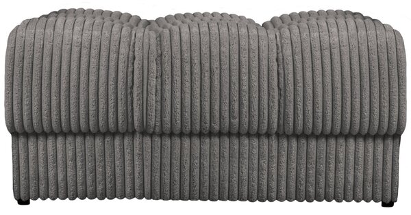 -25 % Dny MOMENTI– WOOOD Šedá čalouněná podnožka Restella 82 x 61 cm