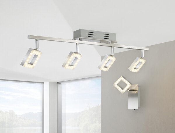 LED ZÁŘIČ, 67,5/8/19 cm Novel - Bodová světla