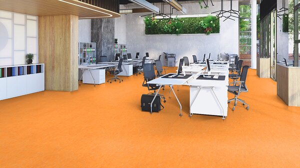 FORBO Marmoleum marbled real Golden saffron 3847 Tl. 2 mm - 2 bm