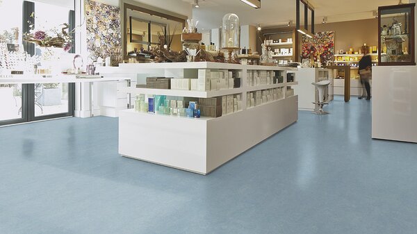 FORBO Marmoleum marbled fresco Blue heaven 3828 Tl. 2 mm - 2 bm