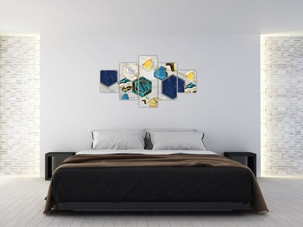 Obraz - Mramorová kompozice (125x70 cm)