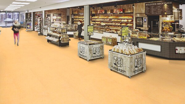 FORBO Marmoleum marbled fresco Natural corn 3846 Tl. 2 mm - 2 bm