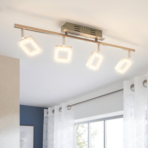 LED ZÁŘIČ, 67,5/8/19 cm Novel - Bodová světla