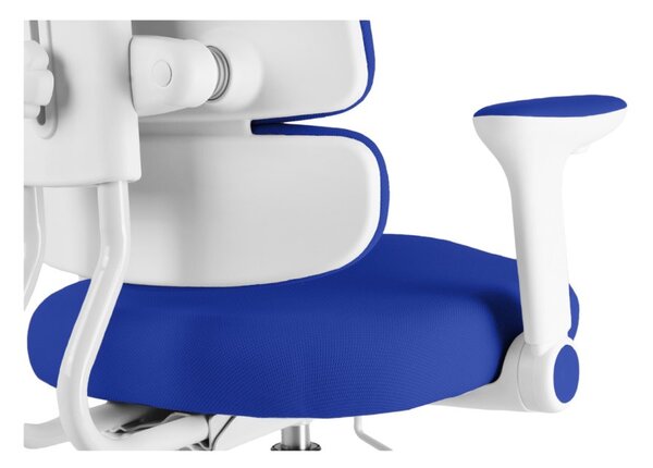 Dětská rostoucí židle Neoseat KIDDY THREE — látka, pratelný potah, tmavě modrá