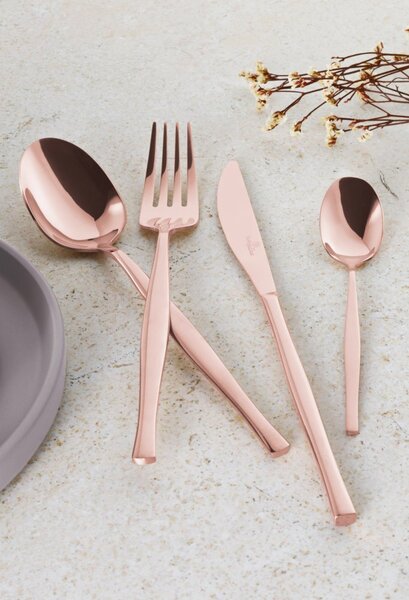 Sada příborů nerez 24 ks mirror Rosegold Metallic Line